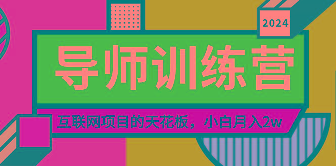 《导师训练营》精准粉丝引流的天花板，小白月入2w-翻身站