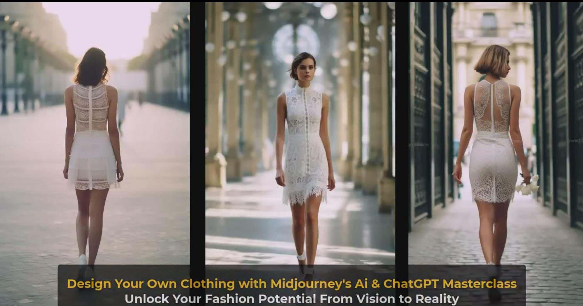 图片[2]-利用 Midjourneys Ai 人工智能设计自己的服装AI大师班-10节课-中英字幕-翻身站