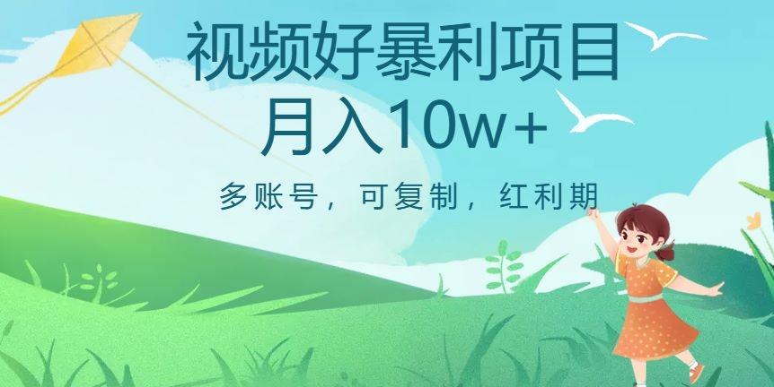 外边收费699项目，视频号暴利项目，多账号可复制，红利期-翻身站