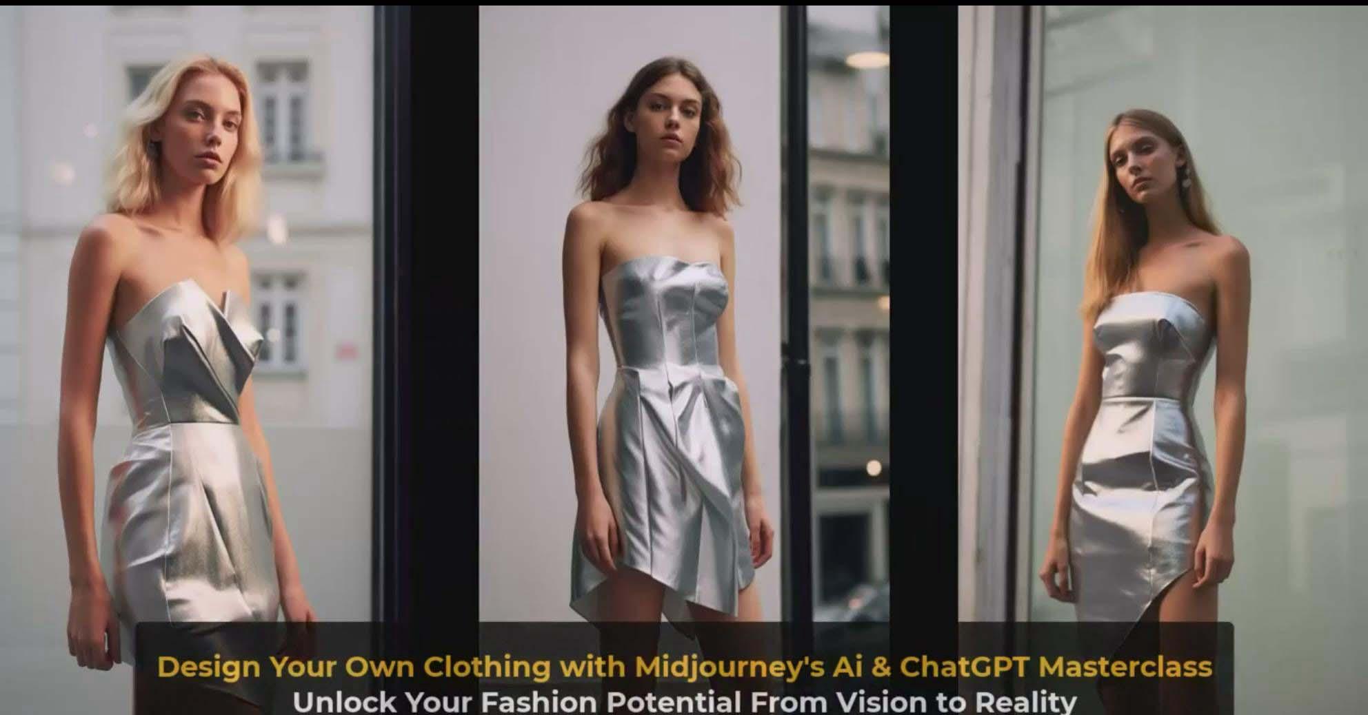 图片[8]-利用 Midjourneys Ai 人工智能设计自己的服装AI大师班-10节课-中英字幕-翻身站