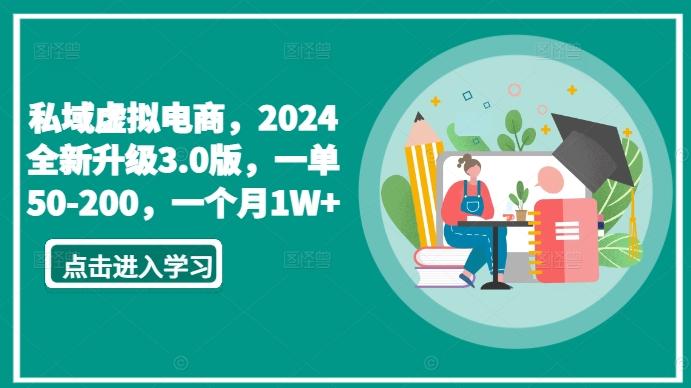 私域虚拟电商，2024全新升级3.0版，一单50-200，一个月1W+【揭秘】-翻身站