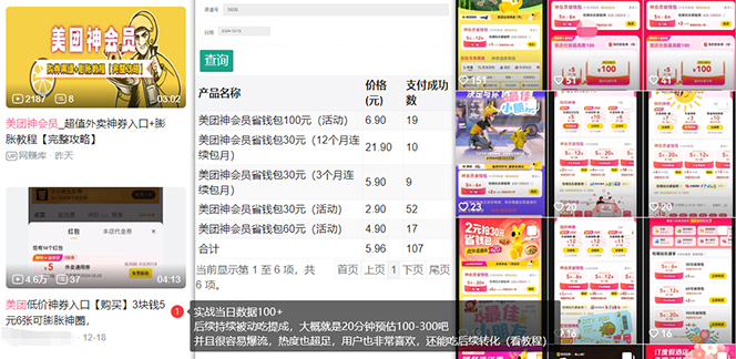 美团神券/神会员_入门级教程，外卖券膨胀推广项目【蓝海市场攻略】-翻身站