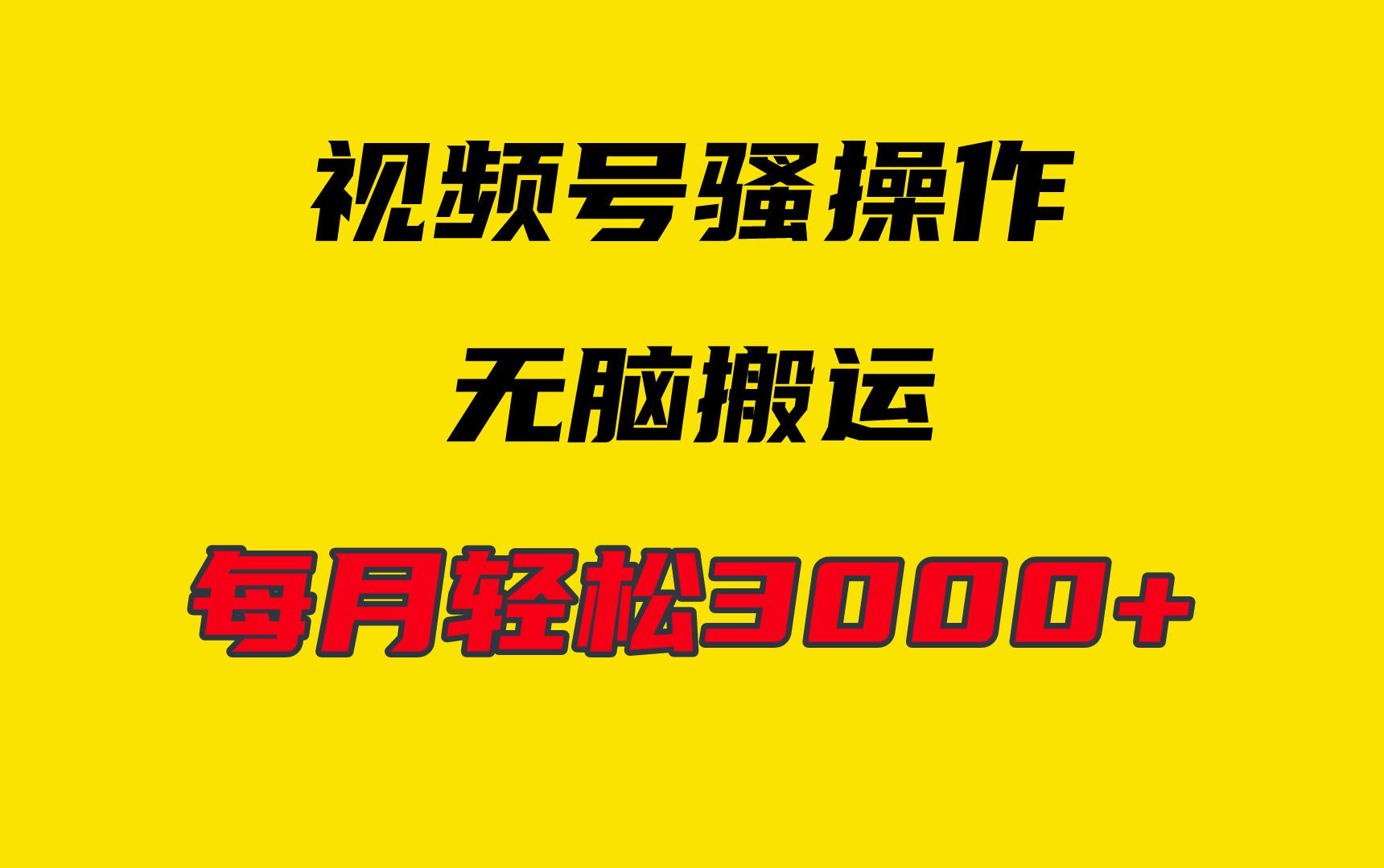 (9968期)4月最新视频号无脑爆款玩法，挂机纯搬运，每天轻松3000+-翻身站