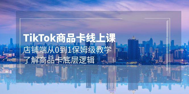 (9843期)Tk商品卡线上课，店铺端从0到1保姆级教学，了解商品卡底层逻辑(20节)-翻身站