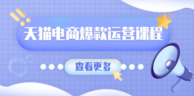 天猫电商爆款运营课程，爆款卖点提炼与流量实操，多套模型全面学习-翻身站