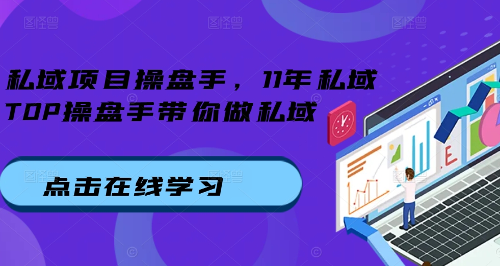 私域项目操盘手，11年私域TOP操盘手带你做私域-翻身站