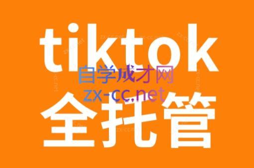 TikTok跨境电商全托管运营模式精品课-翻身站