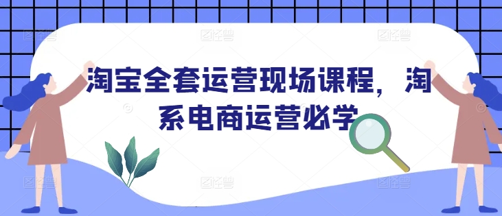 淘宝全套运营现场课程，淘系电商运营必学-翻身站