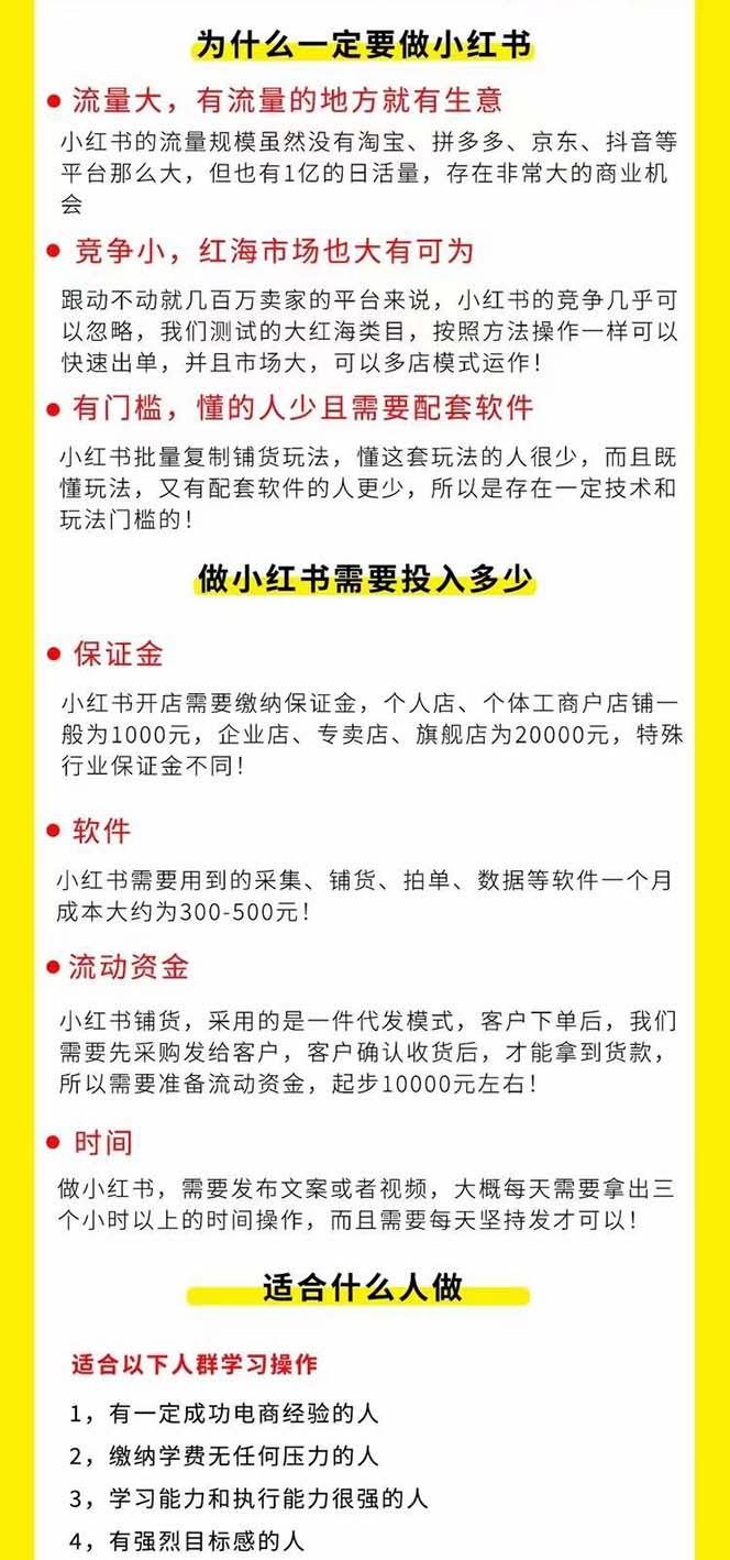 图片[1]-小红书-笔记带货课【6月更新】流量 电商新机会 315节正课+64节隐藏课-翻身站