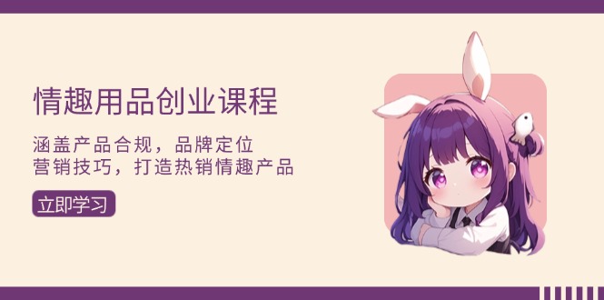 情趣用品创业课程：涵盖产品合规，品牌定位，营销技巧，打造热销情趣产品-翻身站