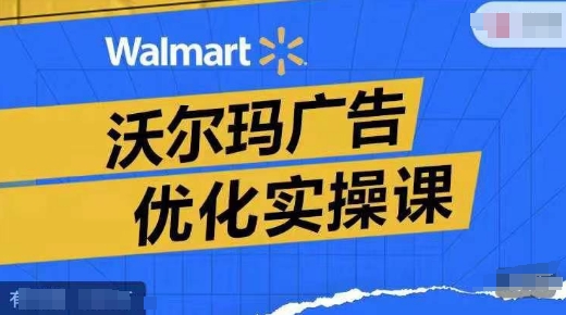 沃尔玛广告优化实操课，广告报告实操讲解，广告如何提高转化和ROAS等-翻身站
