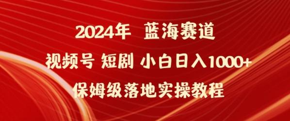 2024年视频号短剧新玩法小白日入1000+保姆级落地实操教程【揭秘】-翻身站