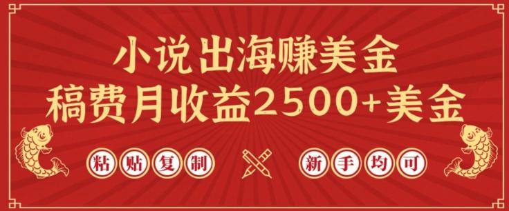 小说出海赚美金，稿费月收益2500+美金，仅需chatgpt粘贴复制，新手也能玩转【揭秘】-翻身站