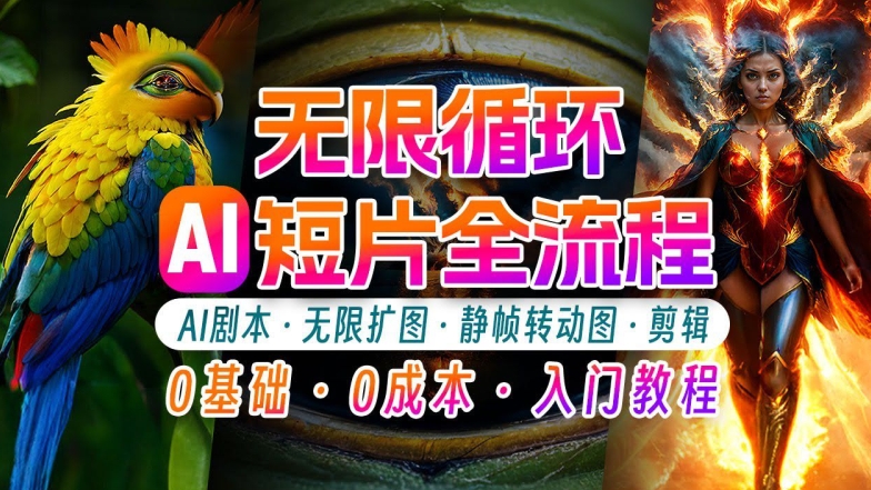AI剪辑无限循环画面：新手轻松月入上万的秘技【揭秘】-翻身站