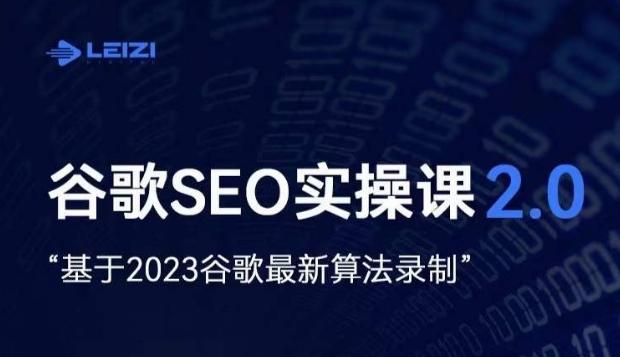 雷子·谷歌SEO 2.0实战课，独立站询盘自由必备，基于2023谷歌最新算法录制-翻身站