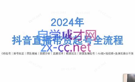 六六老师·2024年抖音直播带货起号全攻略-翻身站