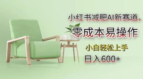 小红书减肥AI新赛道，零成本易操作，日入多张，小白轻松上手【揭秘】-翻身站