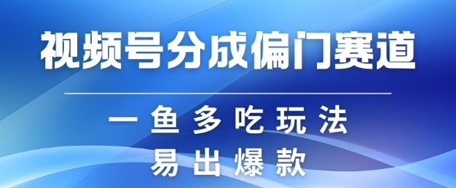 视频号创作者分成计划偏门类目，容易爆流，实拍内容简单易做【揭秘】-翻身站