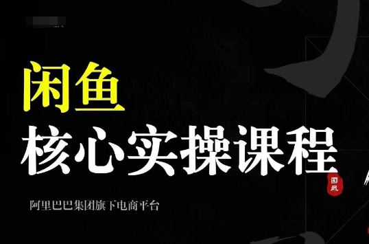 2024闲鱼核心实操课程，从养号、选品、发布、销售，教你做一个出单的闲鱼号-翻身站
