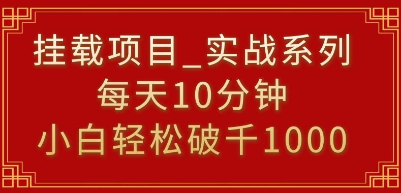 挂载项目，小白轻松破1000，每天10分钟，实战系列保姆级教程【揭秘】-翻身站