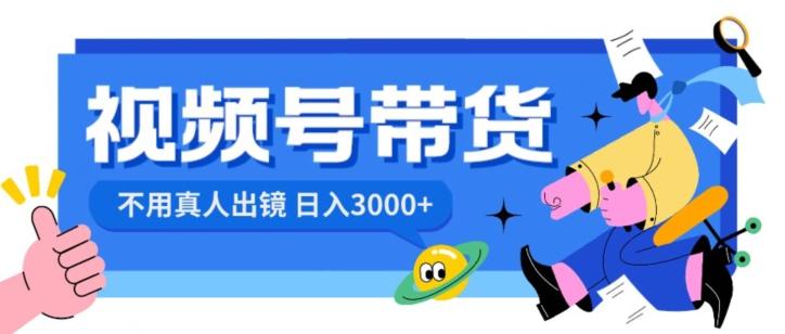 视频号带货，日入3000+，不用真人出镜-翻身站